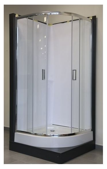 Sanovo Cheap 90 - štvrťkruhový sprchový kút s akrylátovou vaničkou 